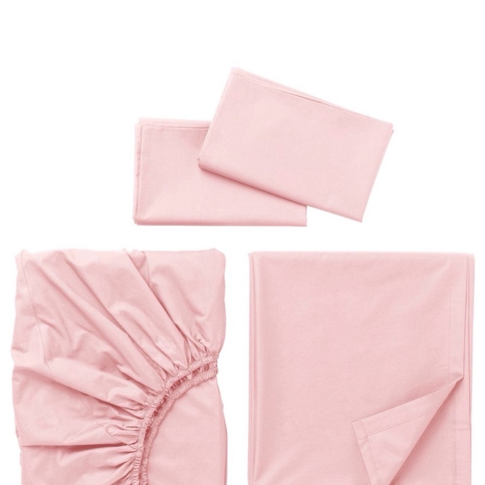 IKEA Soft Pink Bedding Sheets